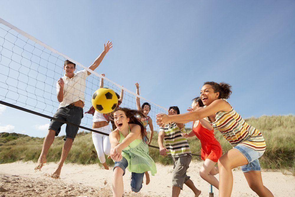 beach volleyball