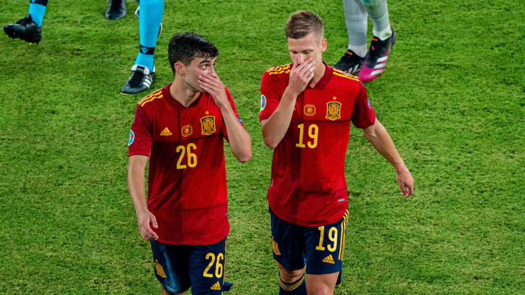 Dani Olmo And Pedri Spanish National Team