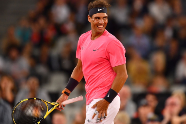 rafael nadal with a tennis racket