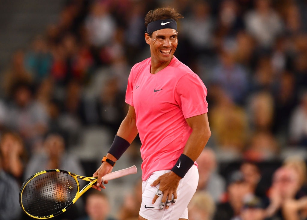 rafael nadal with a tennis racket