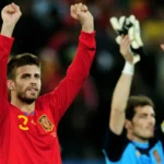 Gerard Pique and Casillas