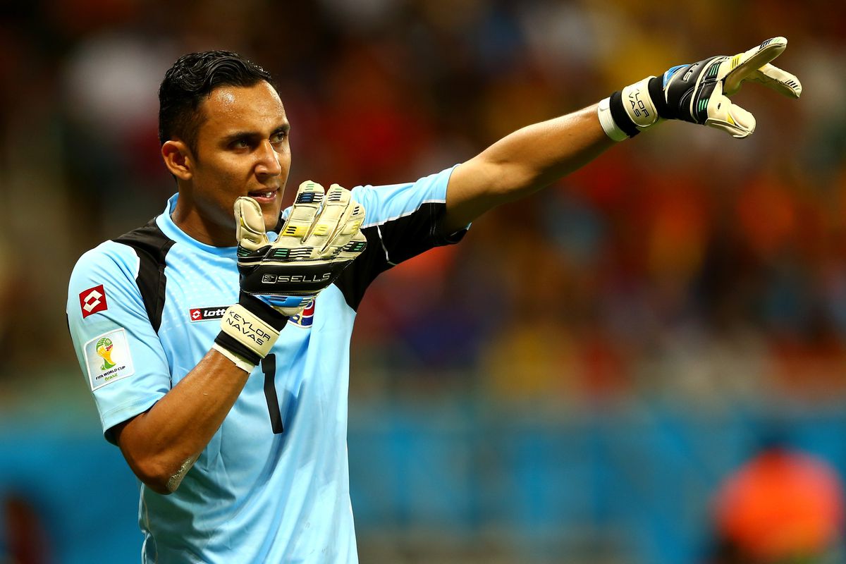 goalkeeper Keylor Navas