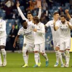 Real Madrid players rejoice