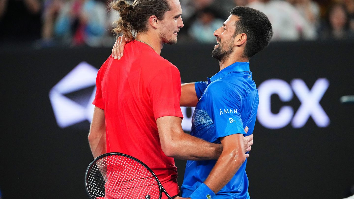 Zverev and Djokovic