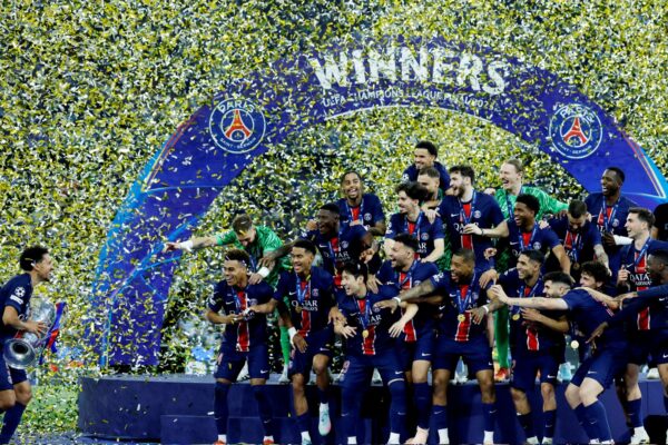 PSG with the 2025 Champions League title