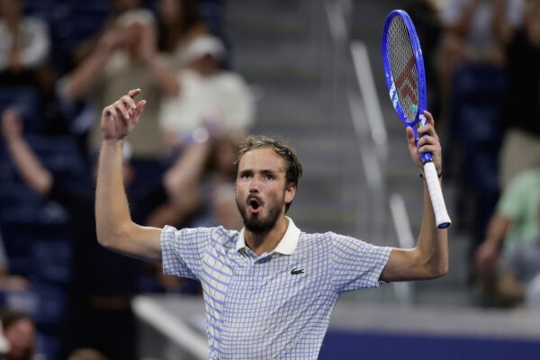 Медведев полудя на US Open Medvedev at the US OPEN